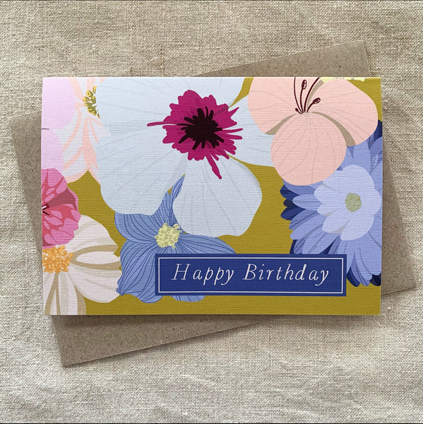 A6 Birthday Bouquet Card