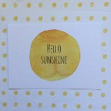 Spotty Hello Sunshine Card