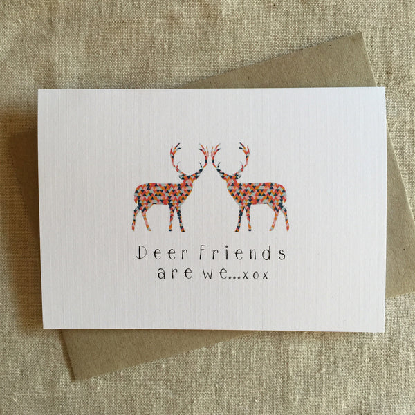 Deer Friends Are We Card