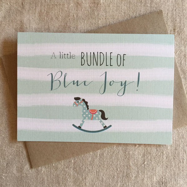 Bundle Of Blue Joy Card