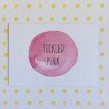 Spotty Tickled Pink Card