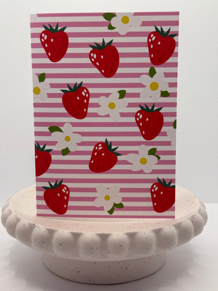 A6 Heartfelt Strawberry Blooms