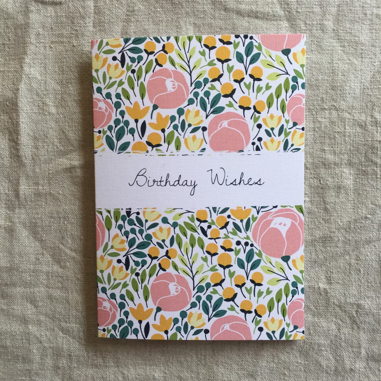 A6 Birthday Blooms Card