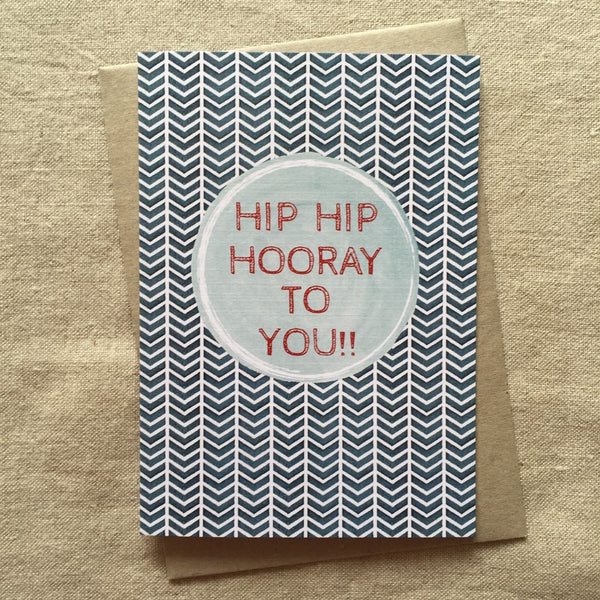 ZigZag Birthday Card