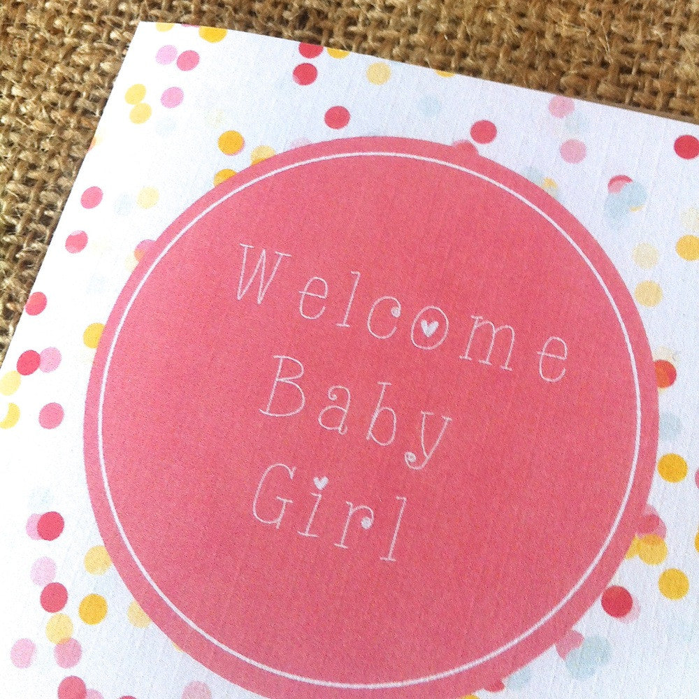 Petit Baby Girl Card