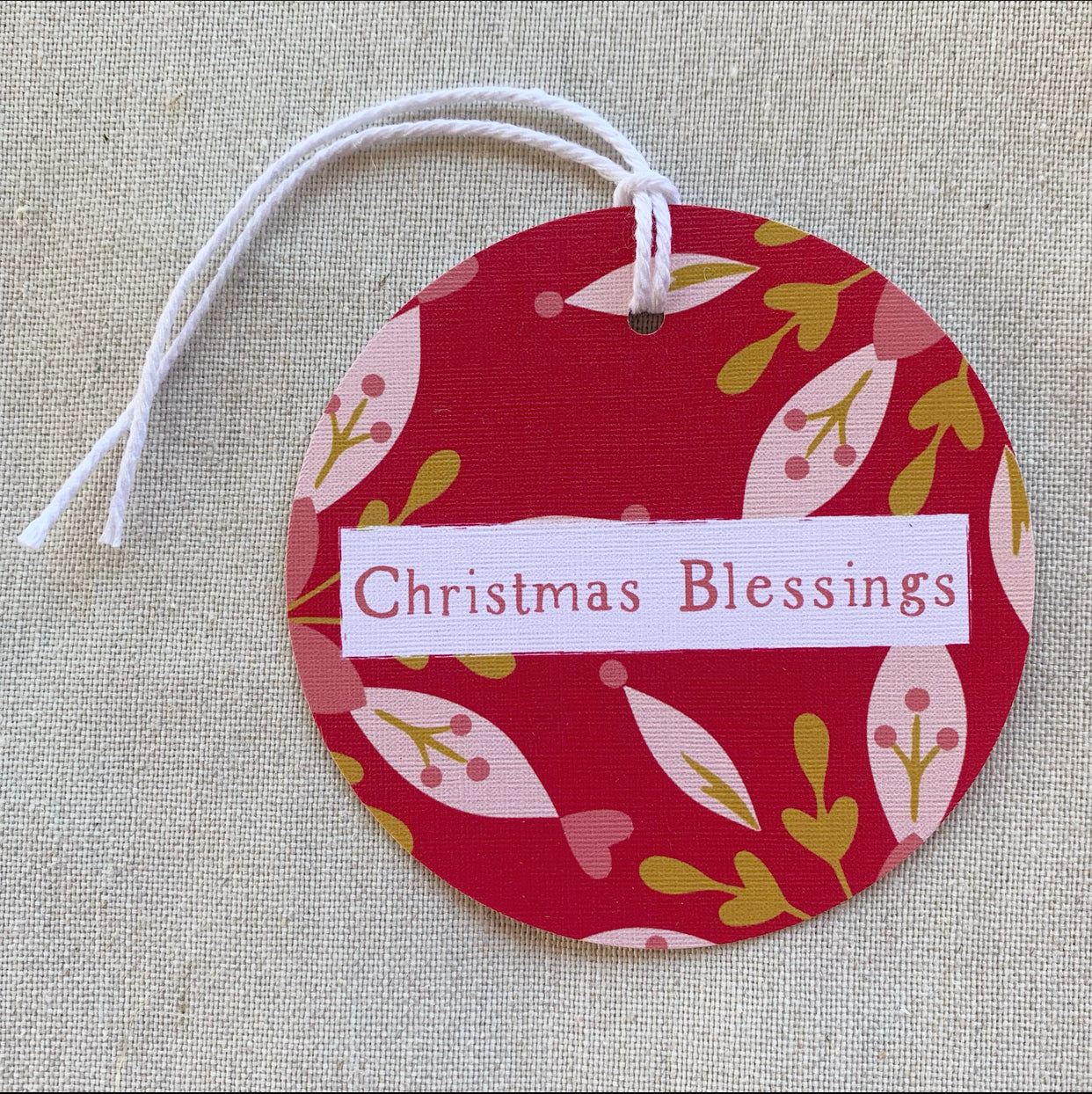 Christmas Blessings Gift Tag- Individual