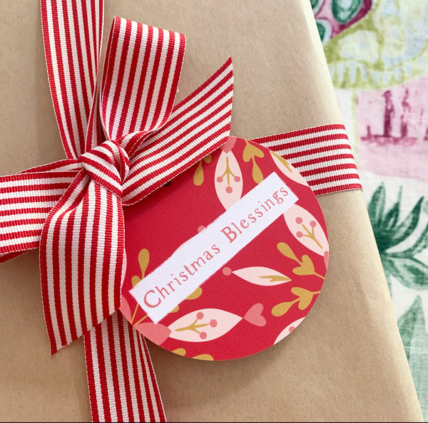 Christmas Blessings Gift Tag- Individual