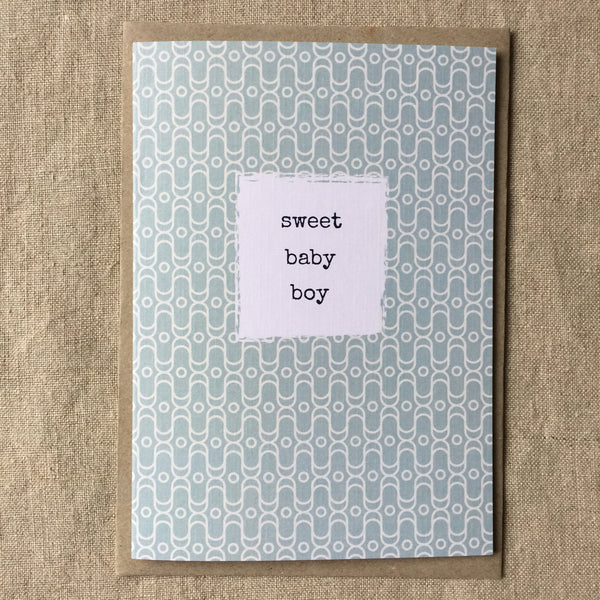 Sweet Baby Boy Card