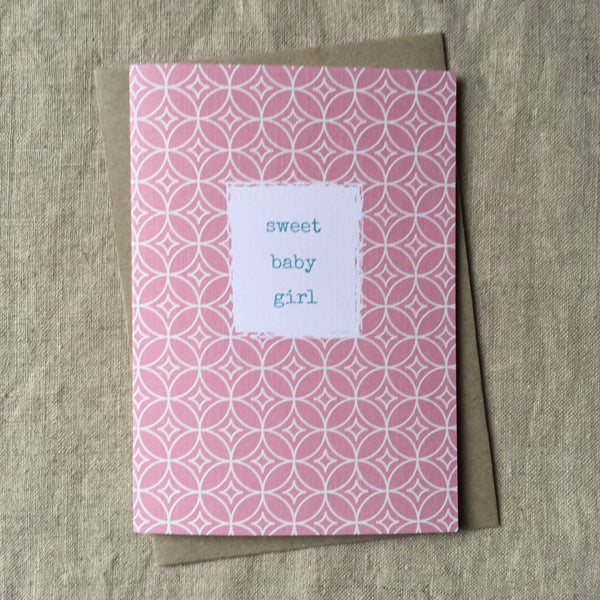 Sweet Baby Girl Card