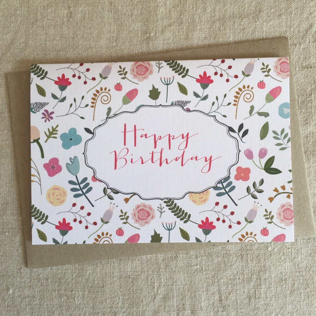 Miss Tilly's Garden Birthday Card