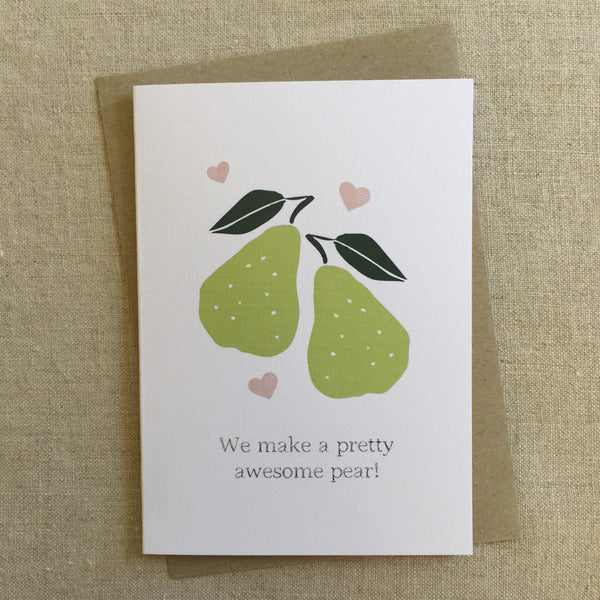 Awesome Pear Card