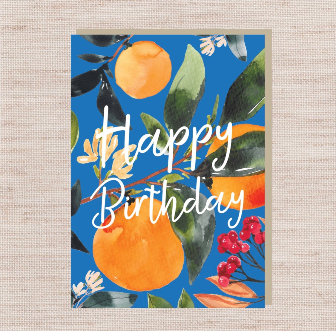 Birthday Oranges Card