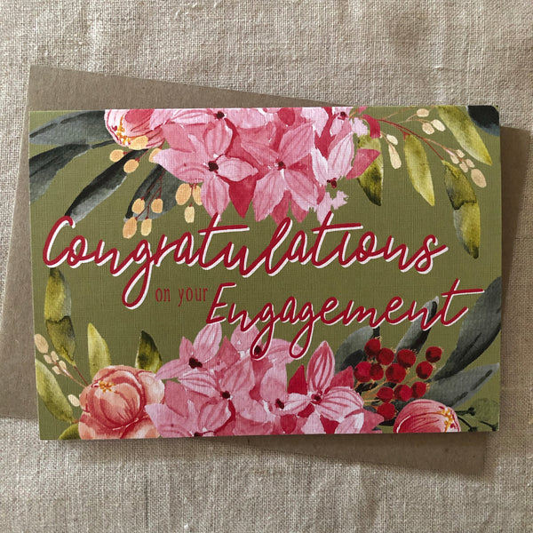 Congratulations Engagement Card