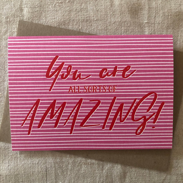 All Sorts of Amazing (Pink) Card