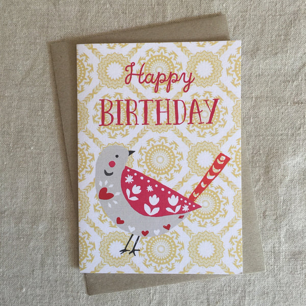 Happy Birthday Birdy Card