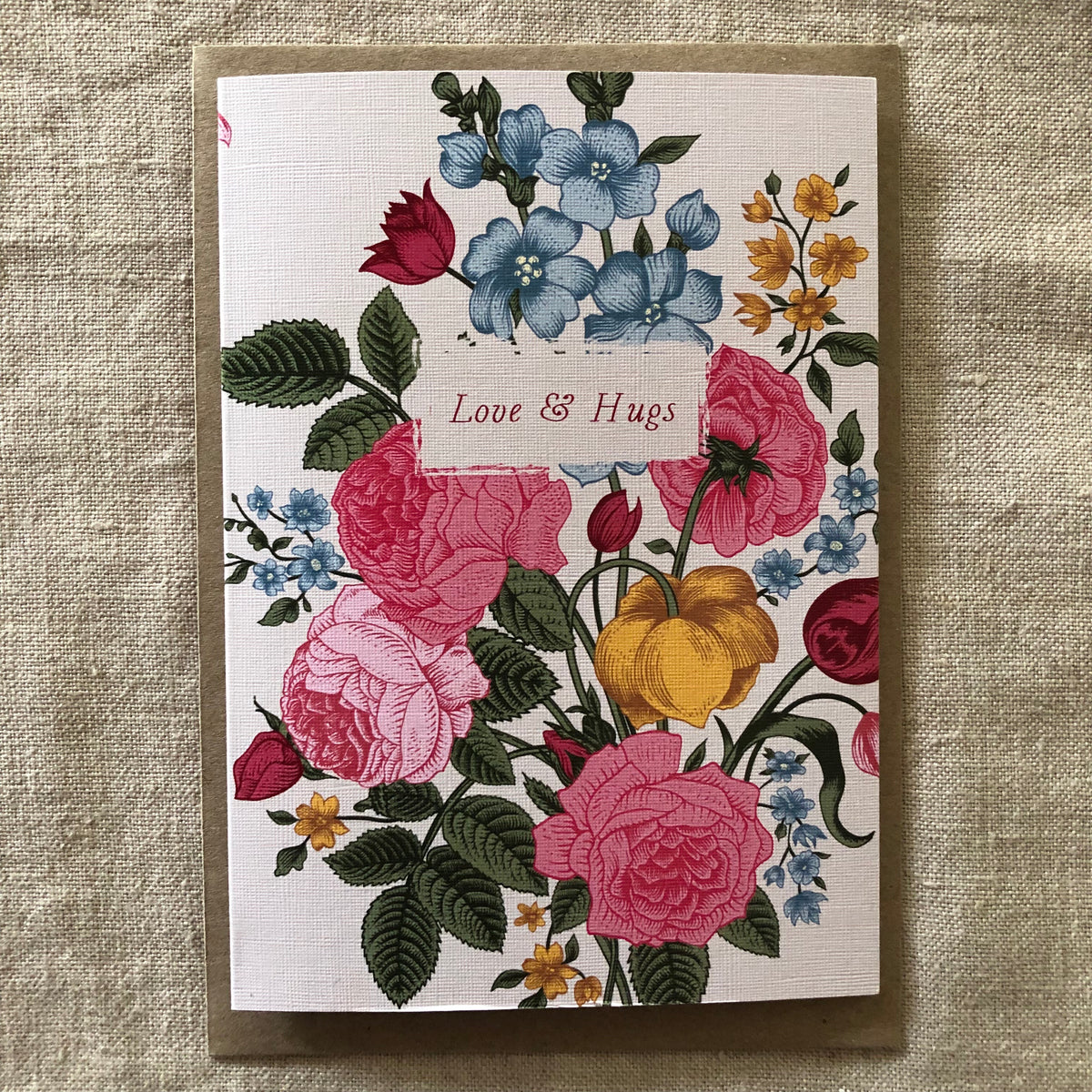 Love & Hugs Card – Pink Paddock Store