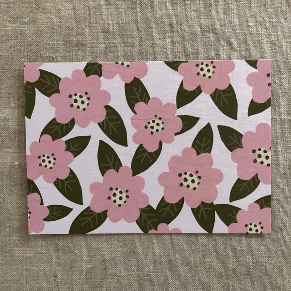 Camellia Notecard- Individual