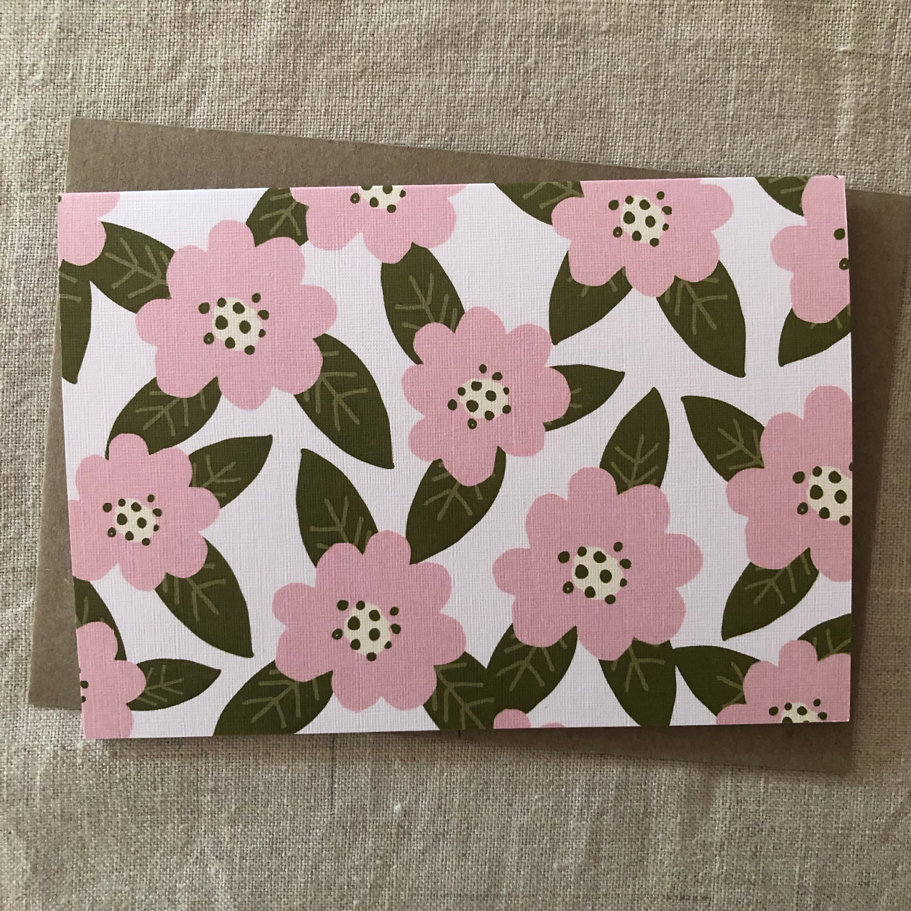 Camellia (Blank) Card
