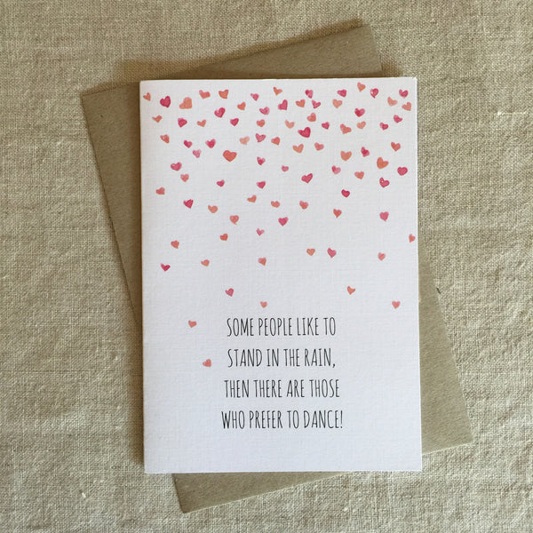 Dancing in the Rain Card