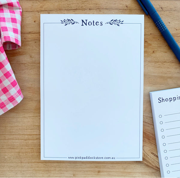 Market 'Notes' A5 Notepad